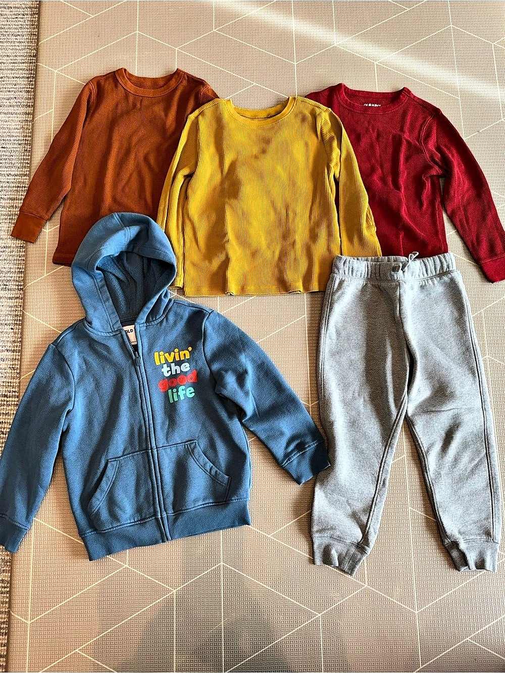 Old Navy Kids 5-Piece Clothing Set Blue & Yellow Size 5T